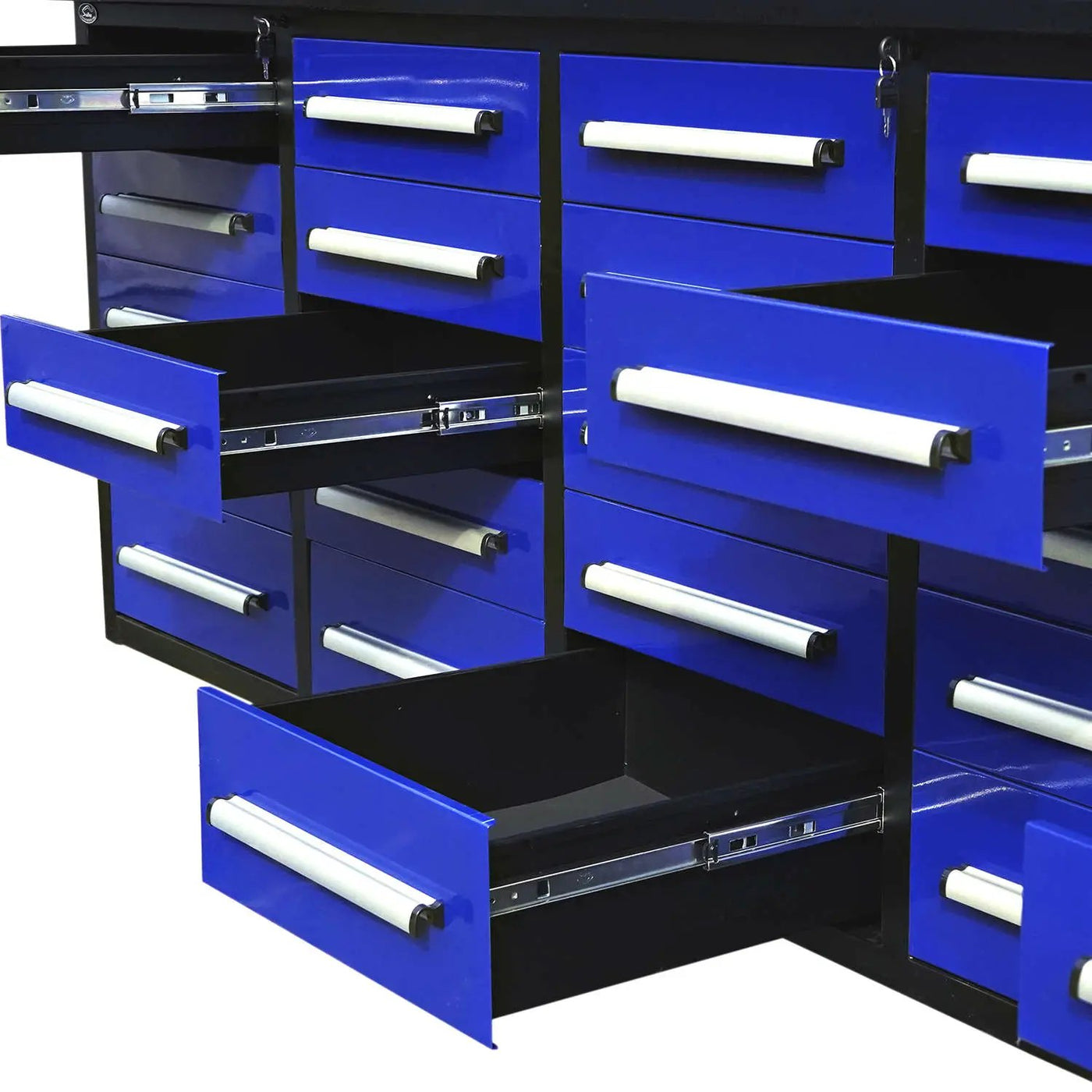 10 ft Heavy Duty Workbench with 25 Drawers by Chery Industrial