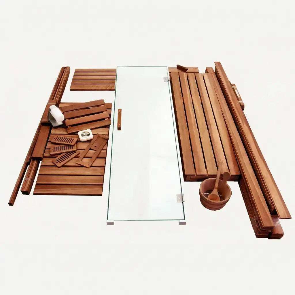 Custom Indoor Sauna Room - 3' x 4' x 8' - Finnish Sauna Builders by Finnish Sauna Builders