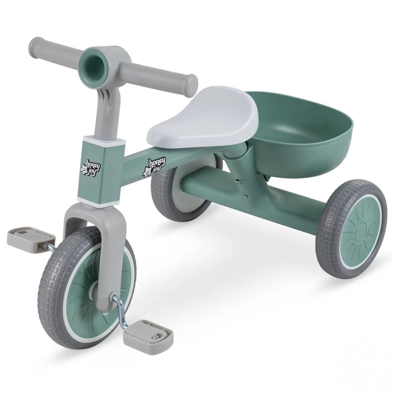 Convertible Toddler Trike with 86° Limited Steering Angle by DirectDeals