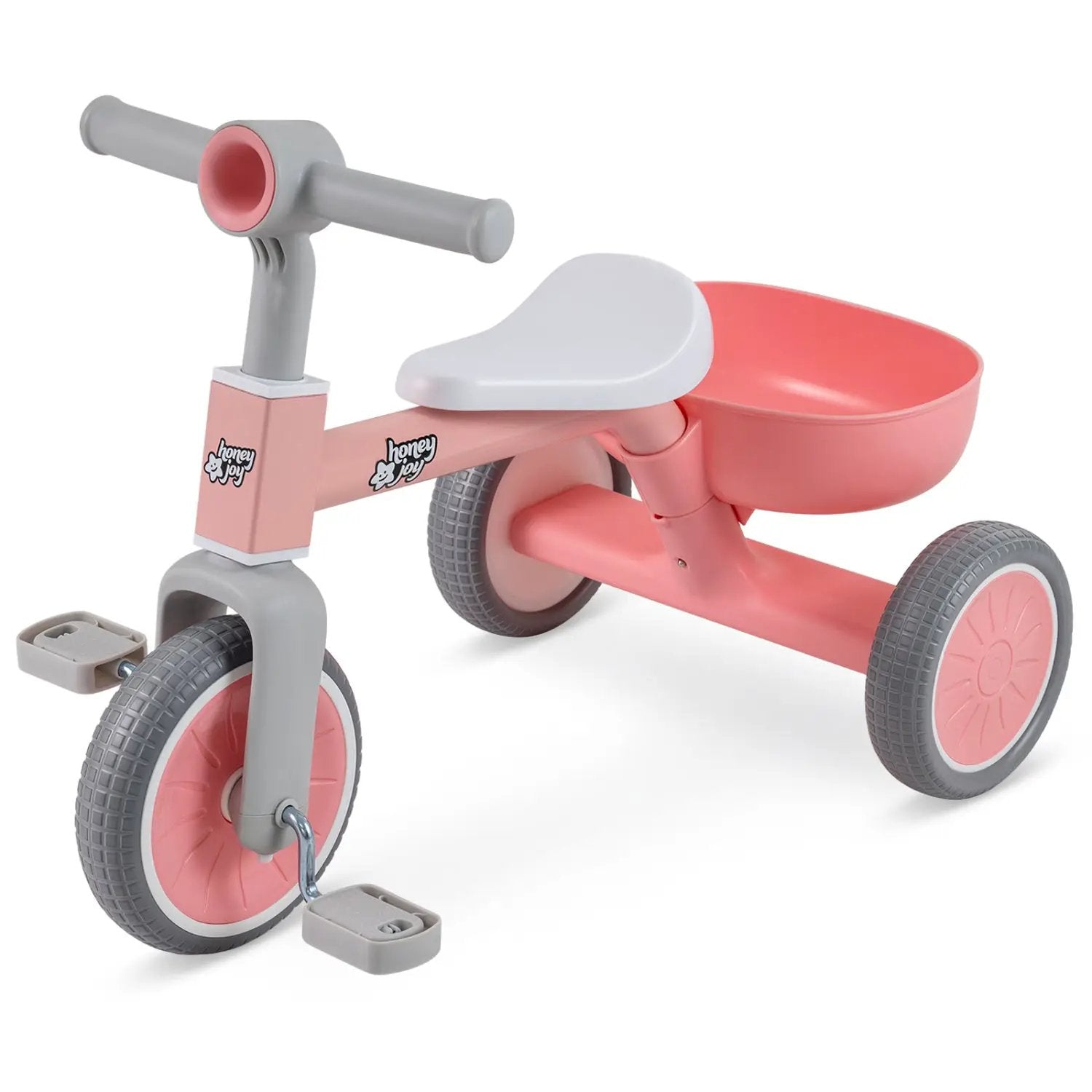 Convertible Toddler Trike with 86° Limited Steering Angle by DirectDeals
