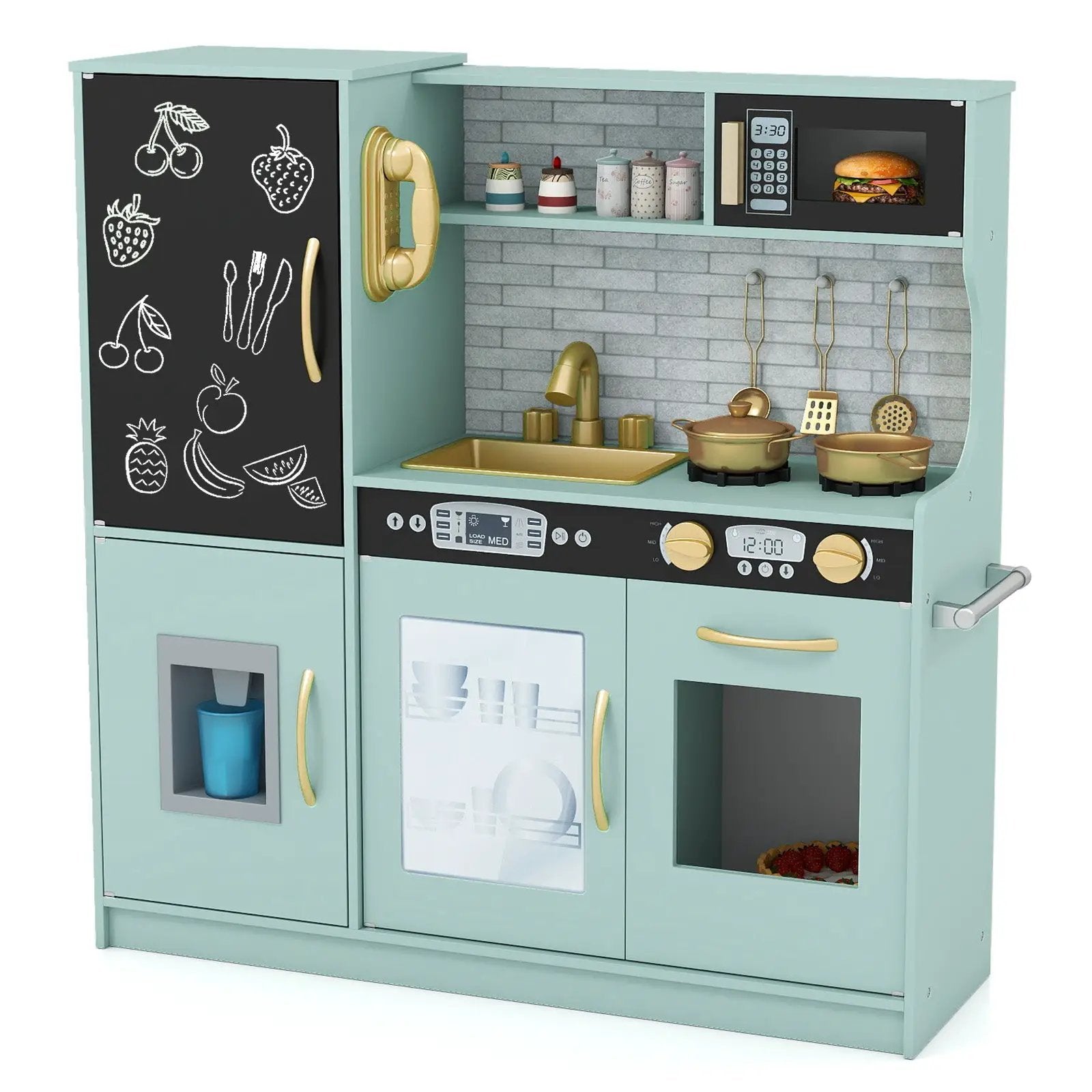 Toddler Pretend Play Kitchen for Boys and Girls 3-6 Years Old by DirectDeals
