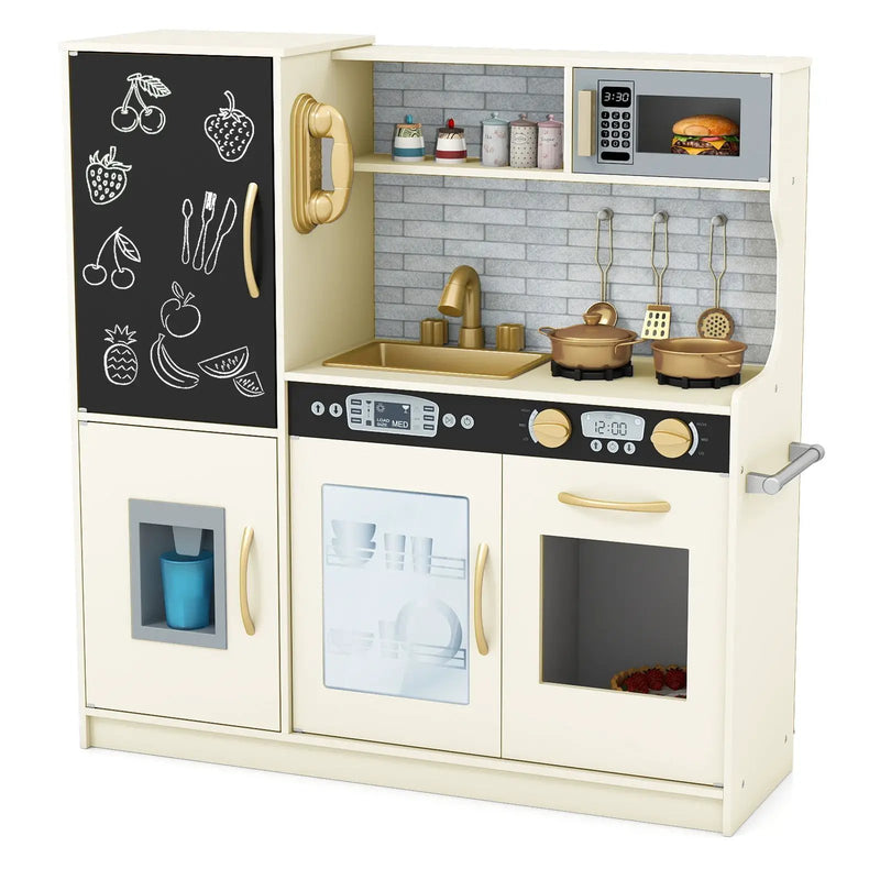 Toddler Pretend Play Kitchen for Boys and Girls 3-6 Years Old by DirectDeals