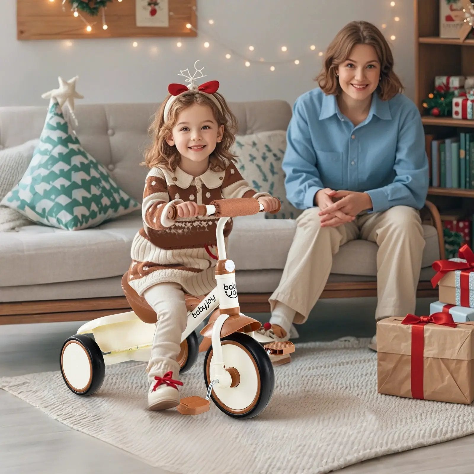 Toddler Tricycle Kids Trike with Adjustable Seat and by DirectDeals