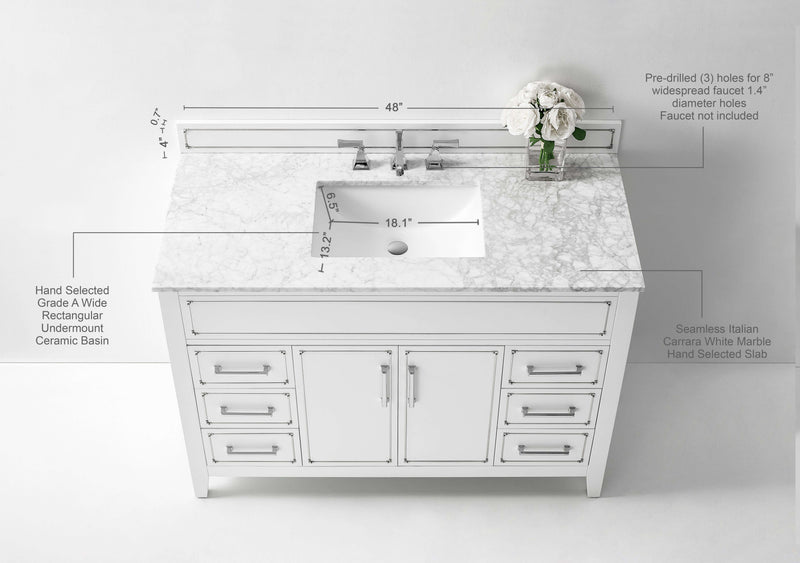 Aspen 48" Bath Vanity Set by Ancerre Designs