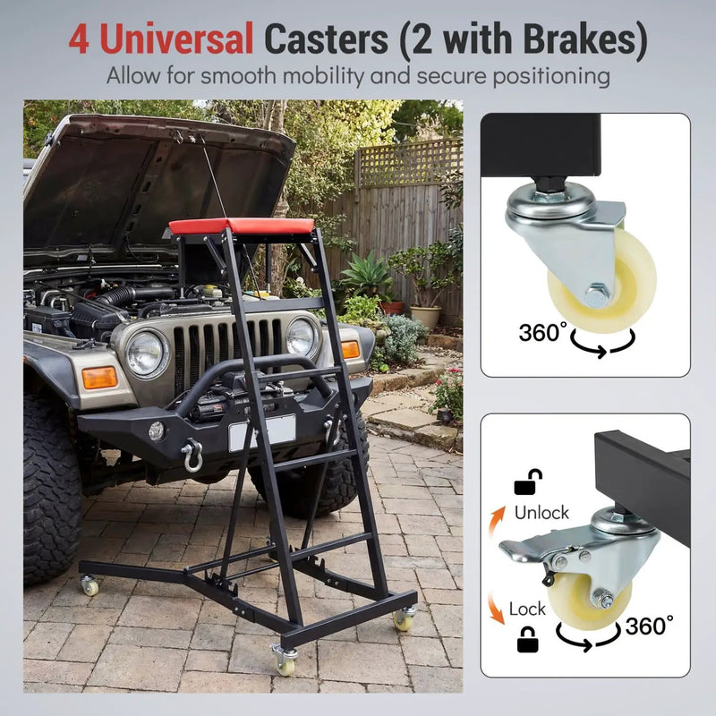 Topside Automotive Engine Creeper with 400 Pounds Capacity 42 by DirectDeals