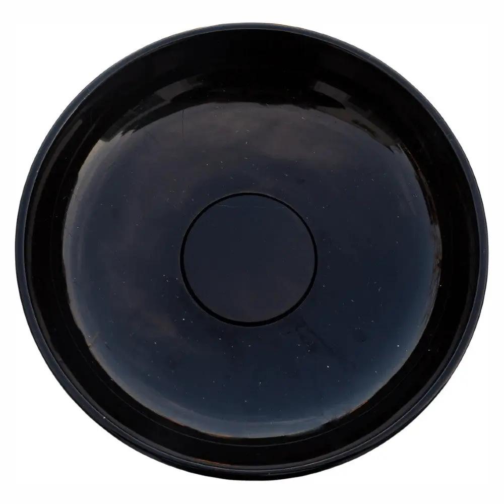 Toros Black Marble Above Counter Vessel Sink Polished Turkish Handcrafted 16 x 6 by GobekDesign