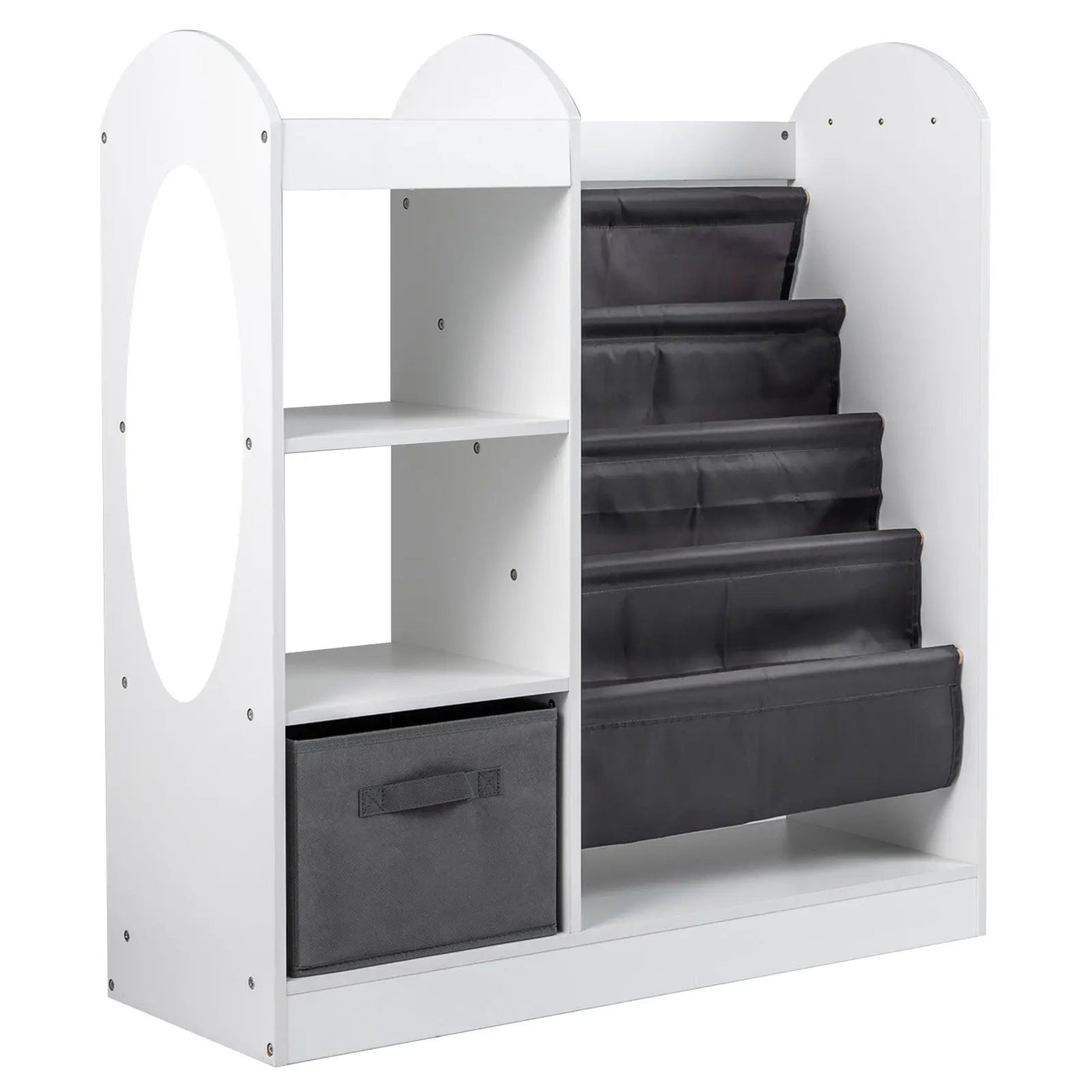 Toy Storage Organizer with 4-Tier Sling Shelves by DirectDeals