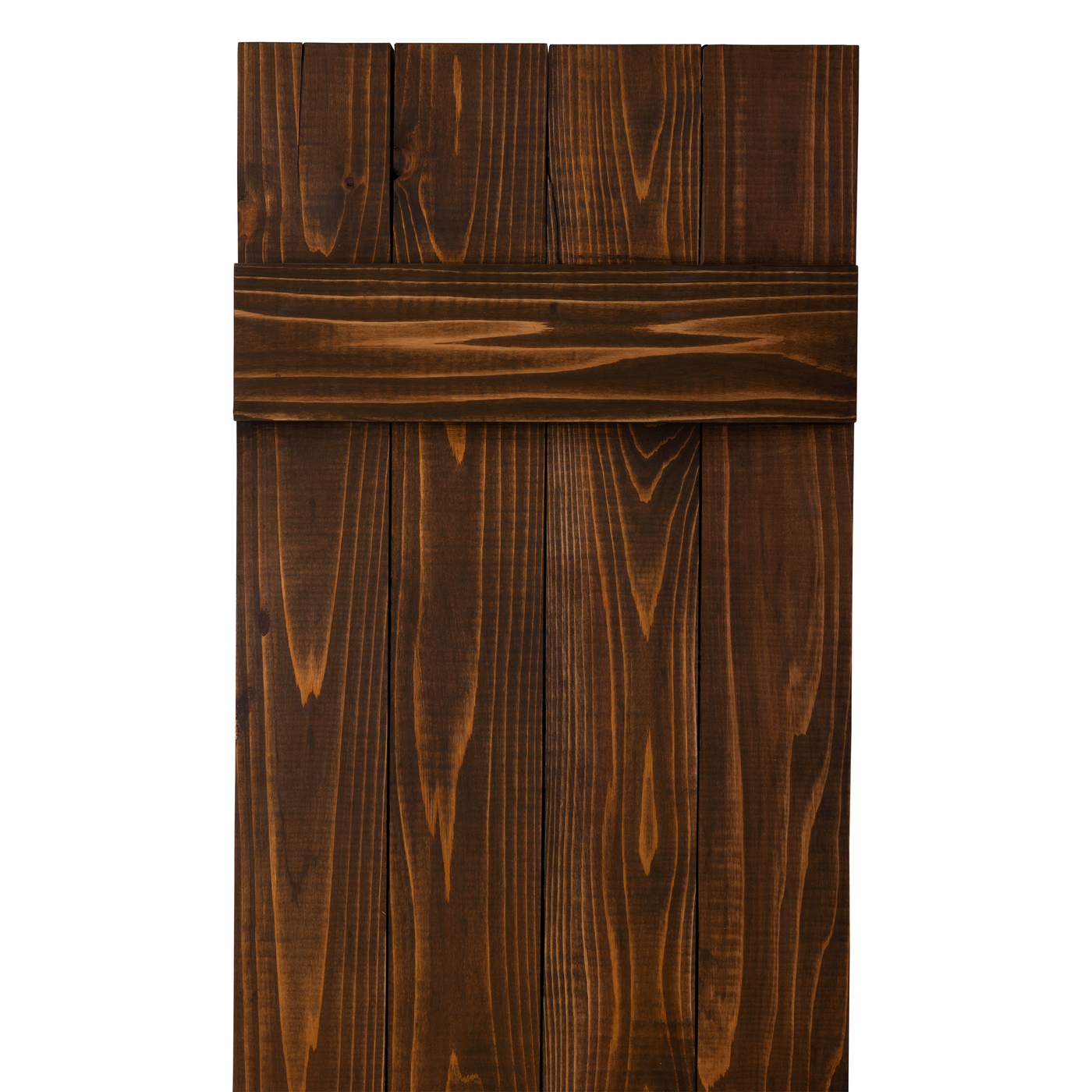 Traditional Board & Batten Exterior Wood Shutters - Cedar - Set of 2 by Dogberrycollections