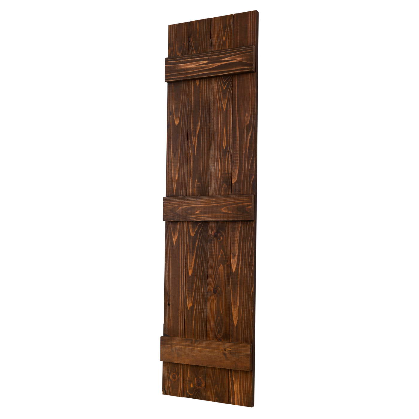 Traditional Board & Batten Exterior Wood Shutters - Cedar - Set of 2 by Dogberrycollections