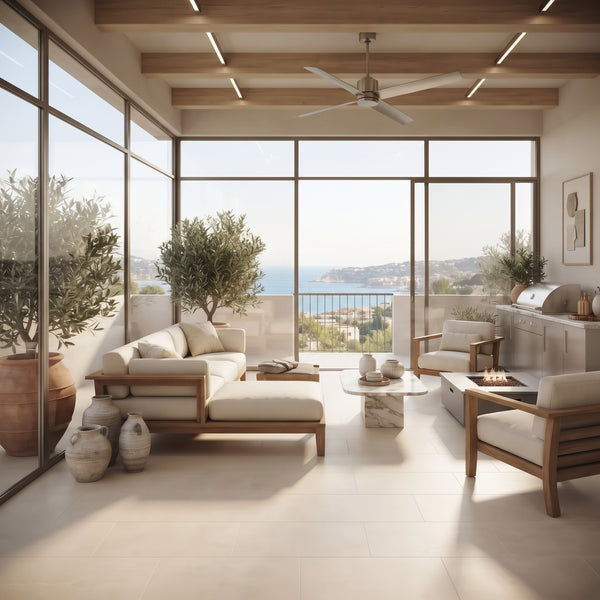 Traktion Maven Ivory Matte Limestone Look Porcelain Tiles 24x48