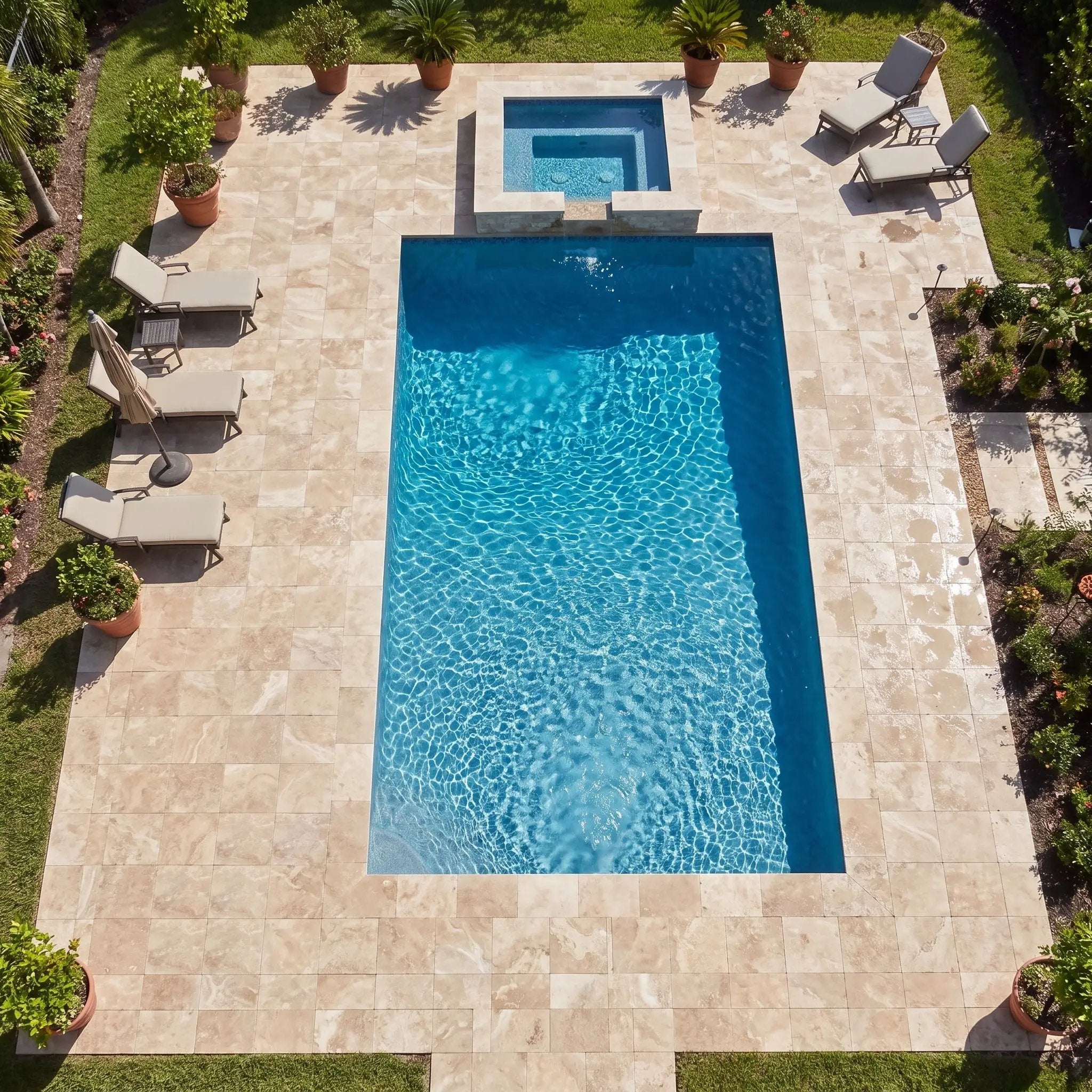 Travertine Cc Cream 24x24x3/4 R11 Paver by Stonetiledepot