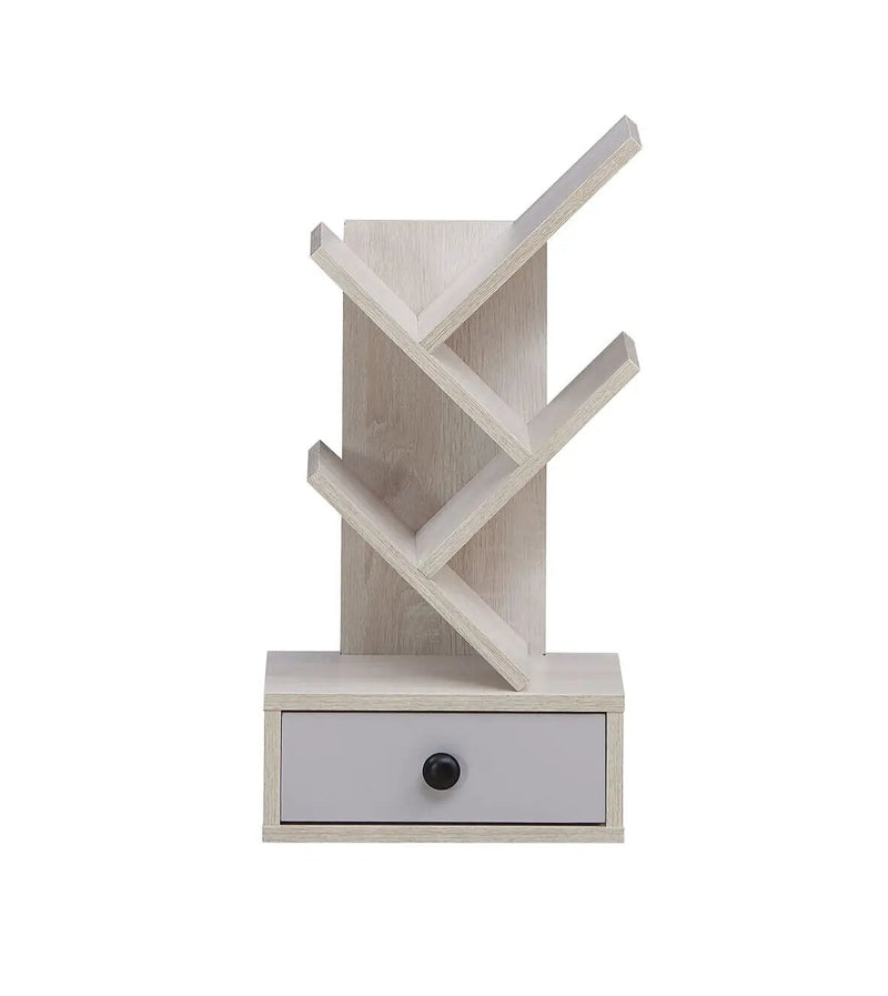 5-Tier Floor Standing Tree Bookcase with Drawer by DirectDeals