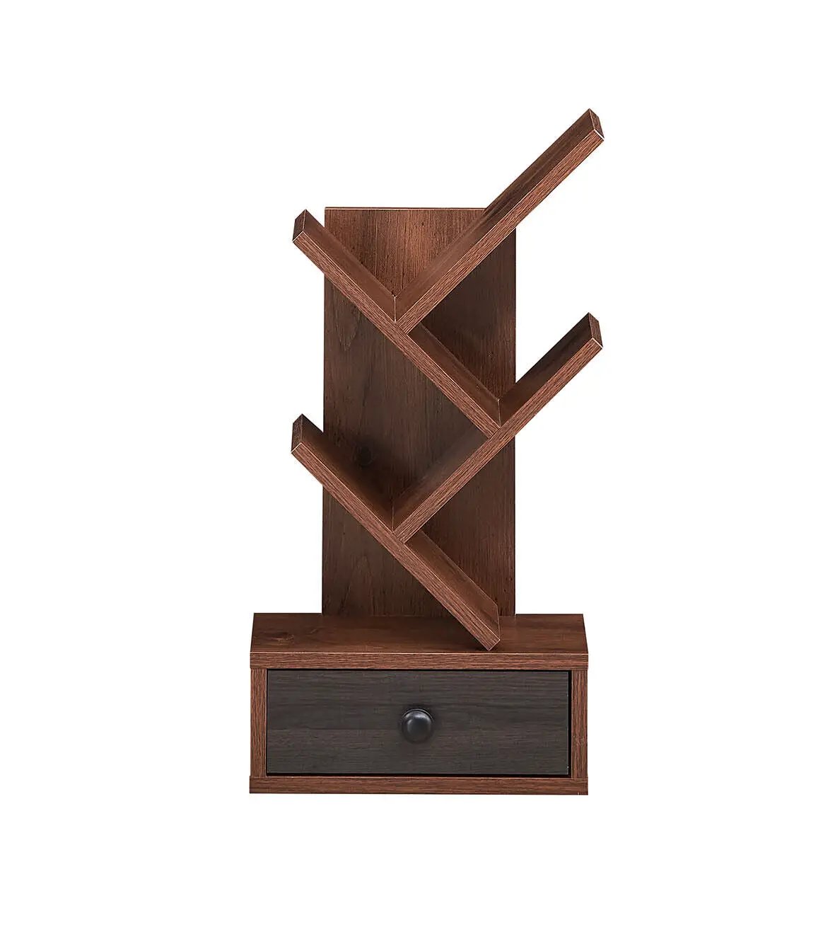 5-Tier Floor Standing Tree Bookcase with Drawer by DirectDeals