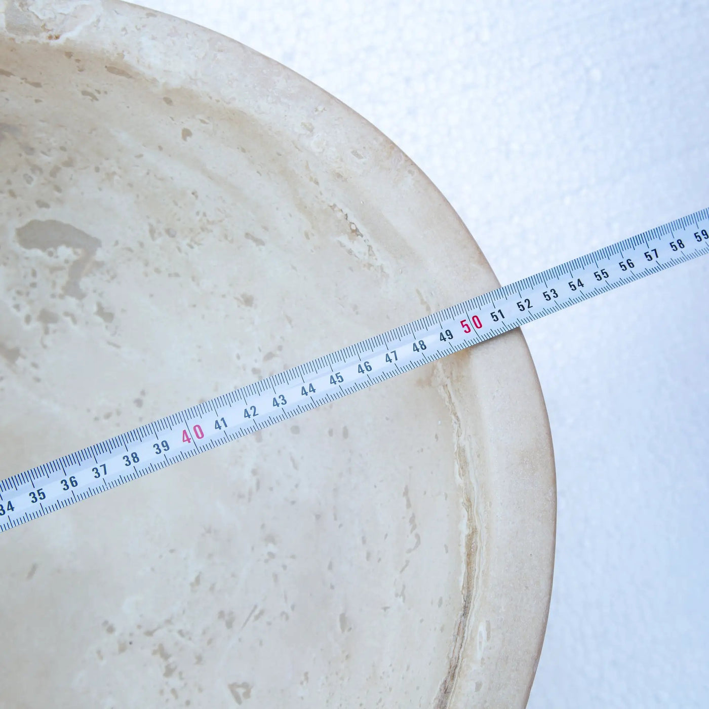 Travertine Natural Stone Oval Vessel Sink 16x21x6 Handcrafted Light Beige Artisan by GobekDesign