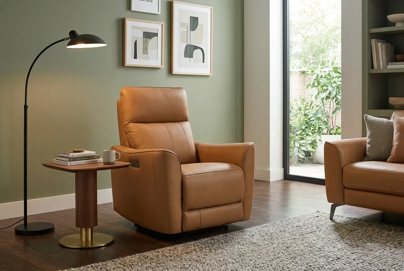 Trooper Triple Zero Power Recliner by Ornate Furniture