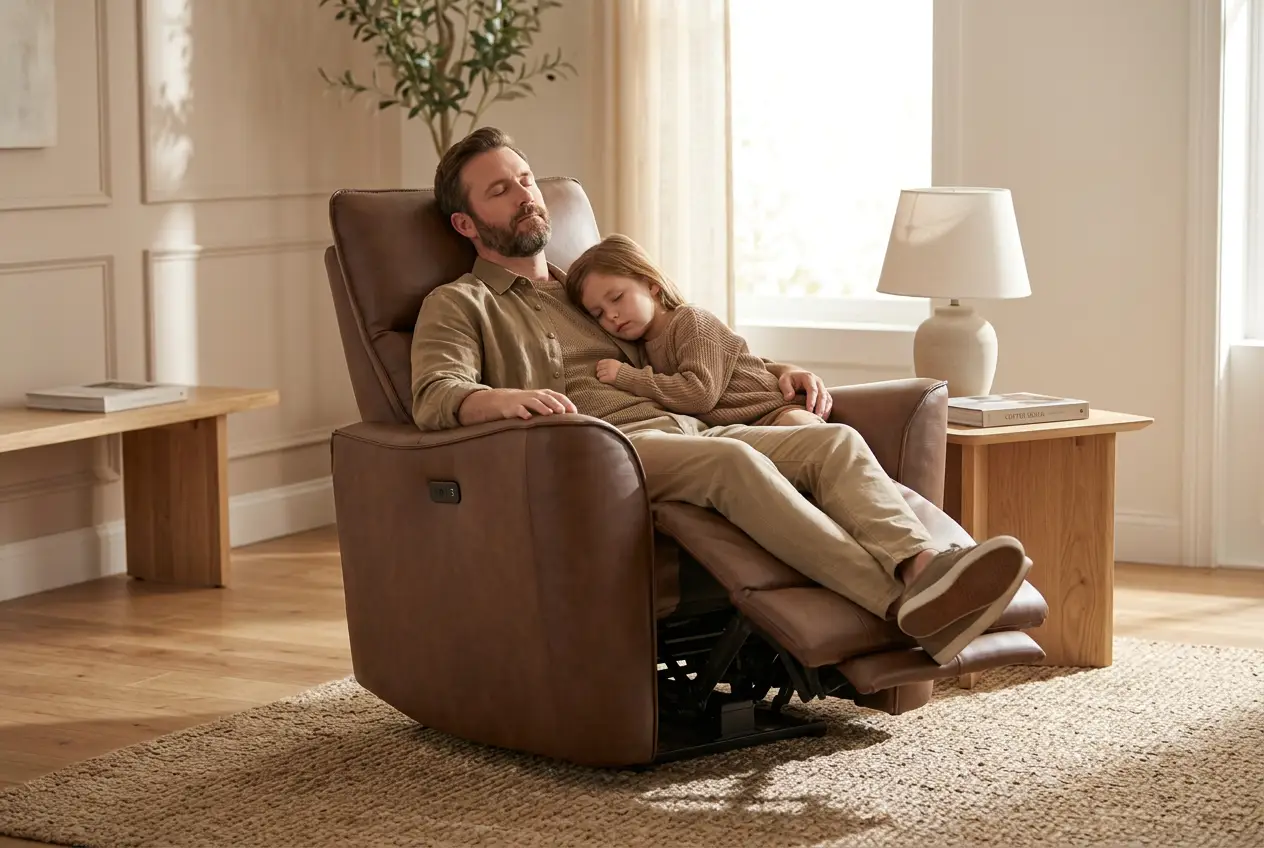 Trooper Triple Zero Power Recliner by Ornate Furniture