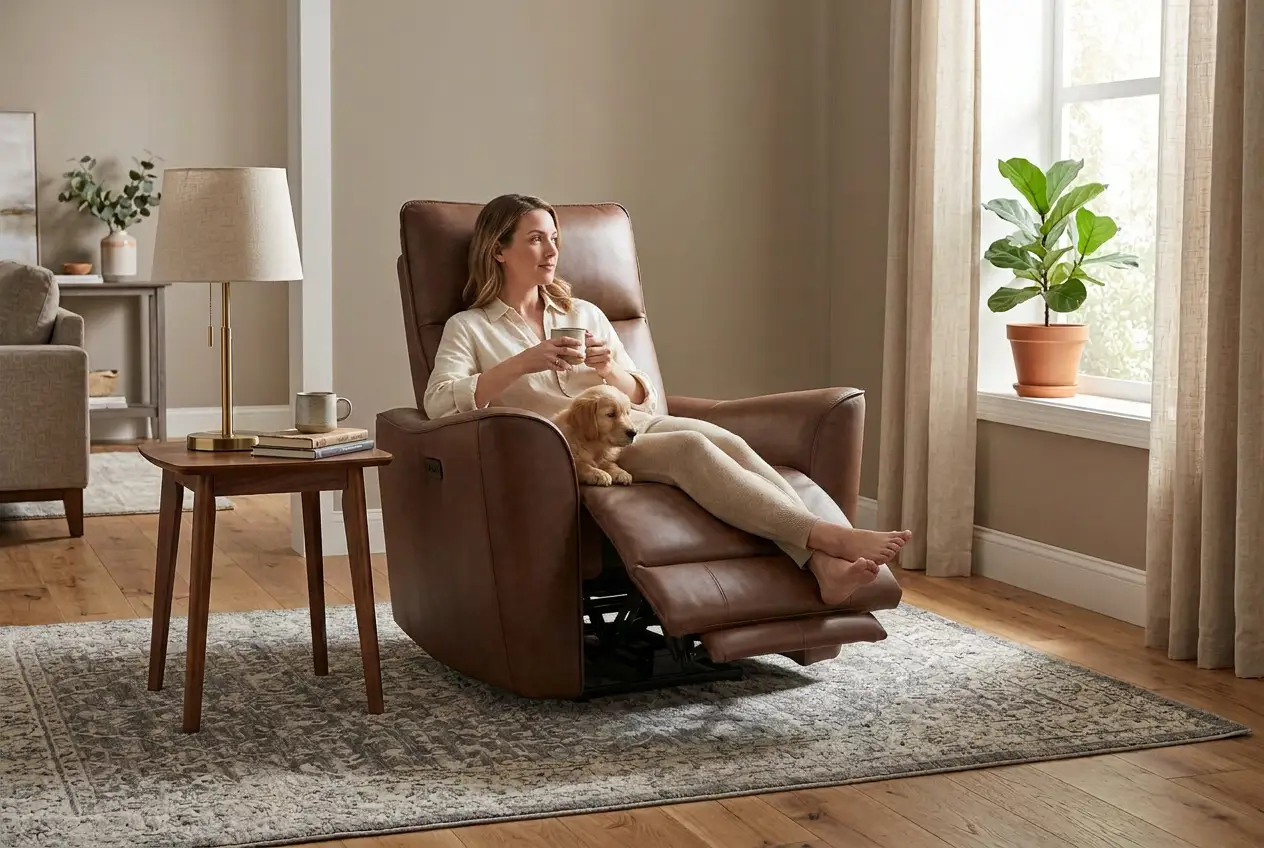 Trooper Triple Zero Power Recliner by Ornate Furniture