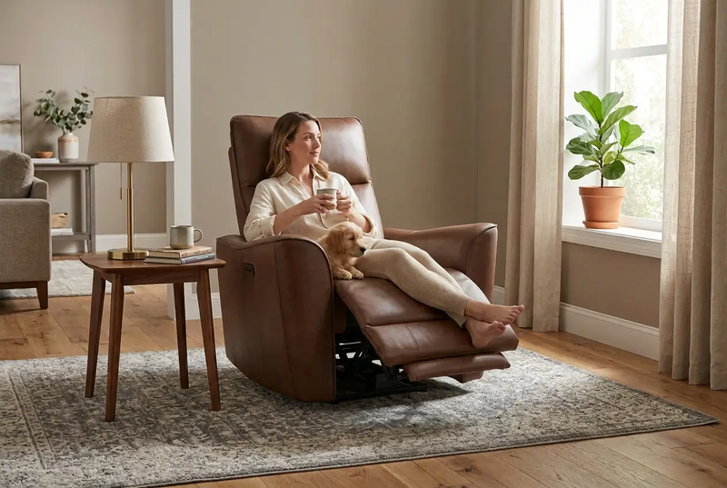 Trooper Triple Zero Power Recliner by Ornate Furniture