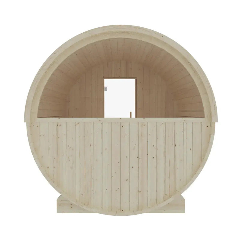 Turku Finnish Barrel Sauna with Terrace and WiFi Heater - Finnish Sauna Builders by Finnish Sauna Builders