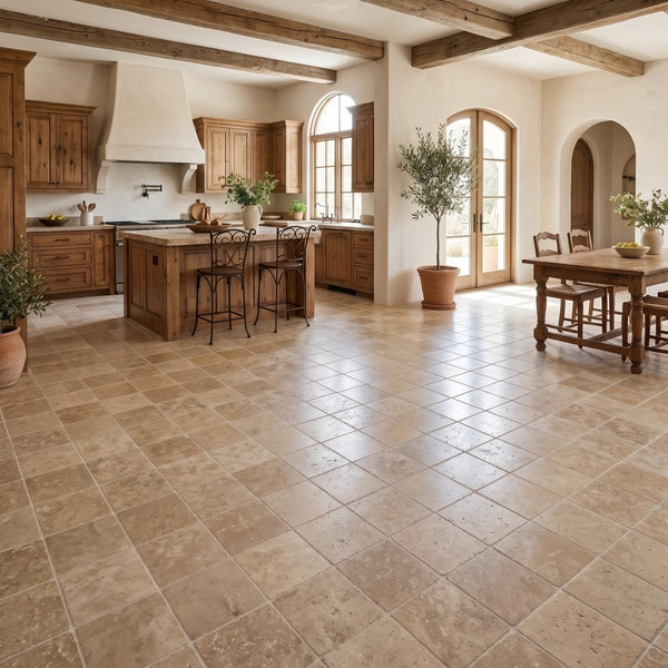 Tuscany Classic Honed Filled Travertine Tiles 12x12