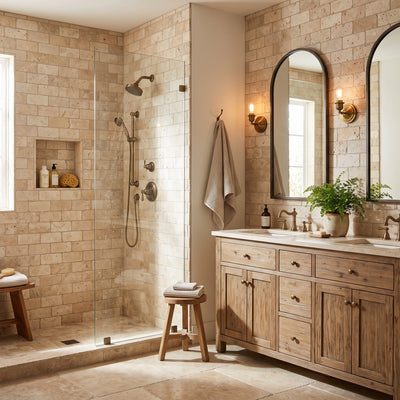 Travertine Bathroom Tiles