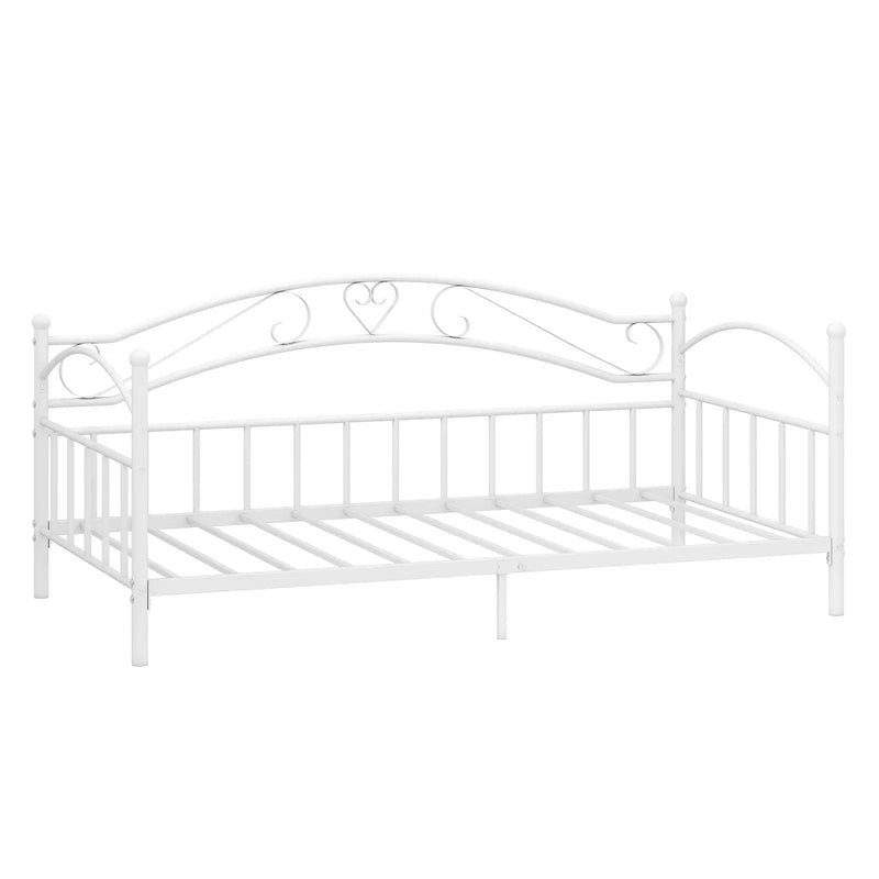 Twin Size Metal Daybed Frame with Headboard for Bedroom by DirectDeals