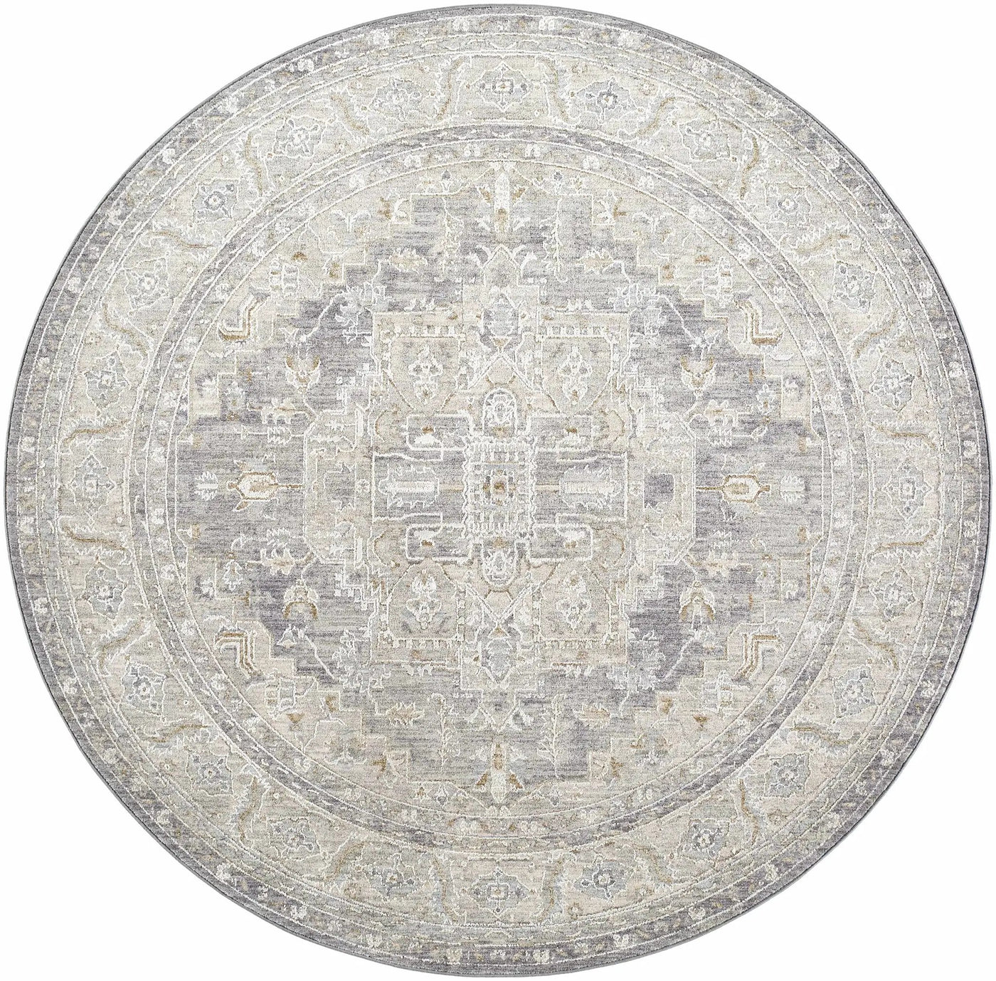 Ulubey Distressed Gray Thick Luxe Area Rug by Boutique Rugs