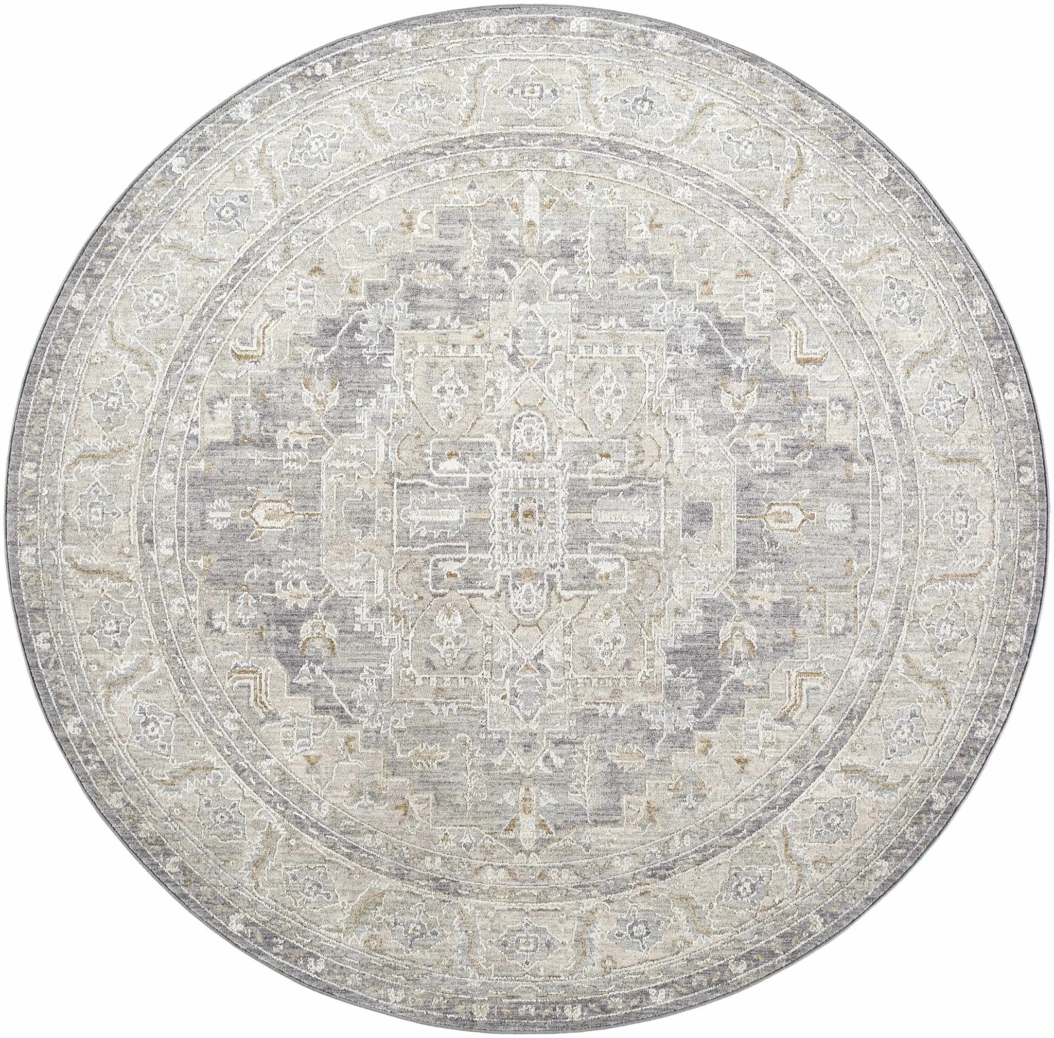 Ulubey Distressed Gray Thick Luxe Area Rug by Boutique Rugs