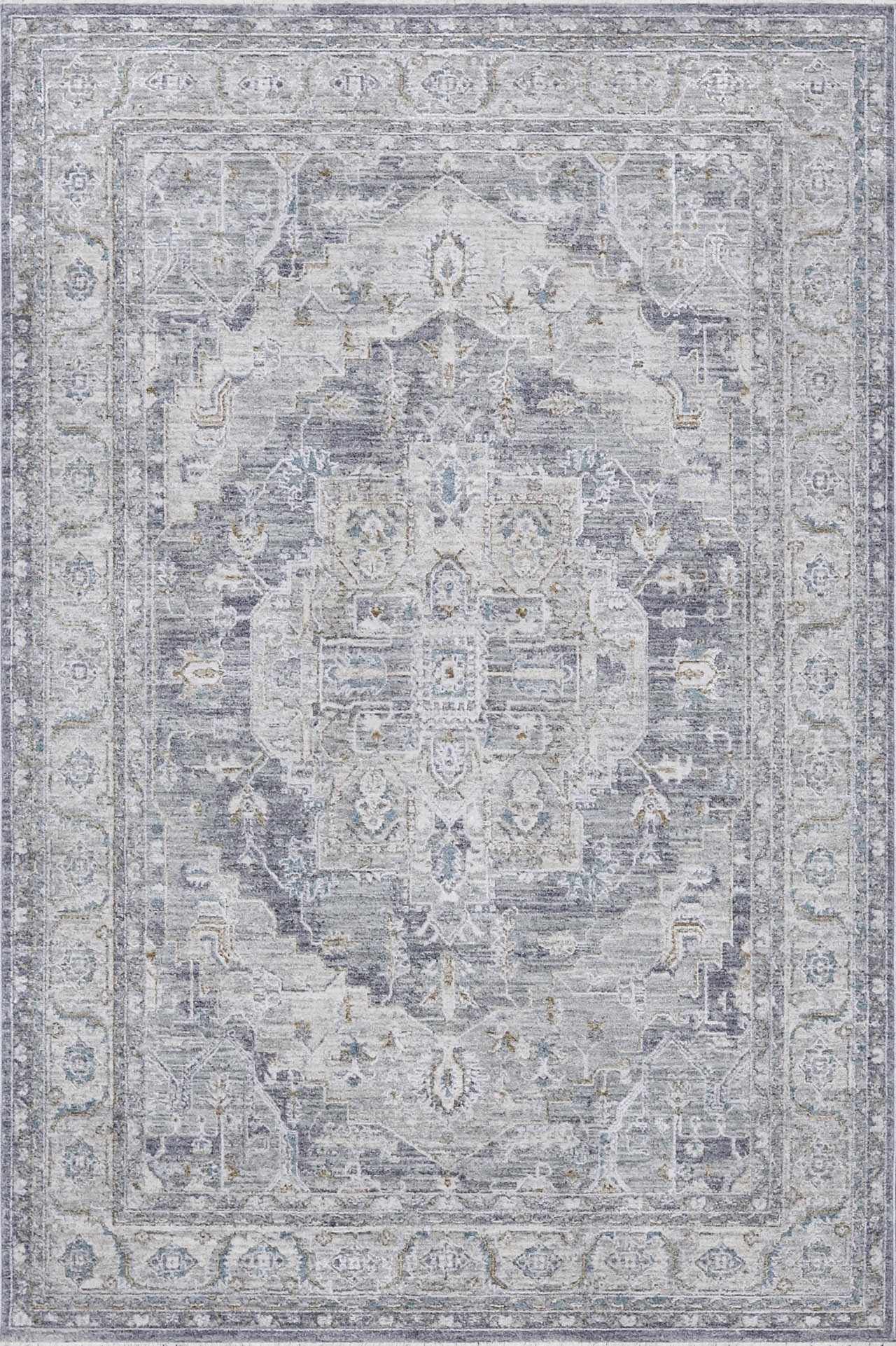 Ulubey Distressed Gray Thick Luxe Area Rug by Boutique Rugs
