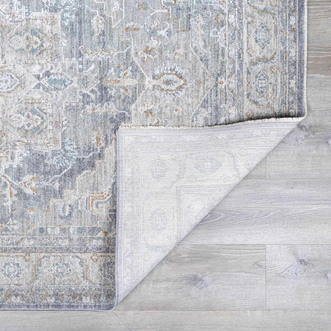 Ulubey Distressed Gray Thick Luxe Area Rug by Boutique Rugs
