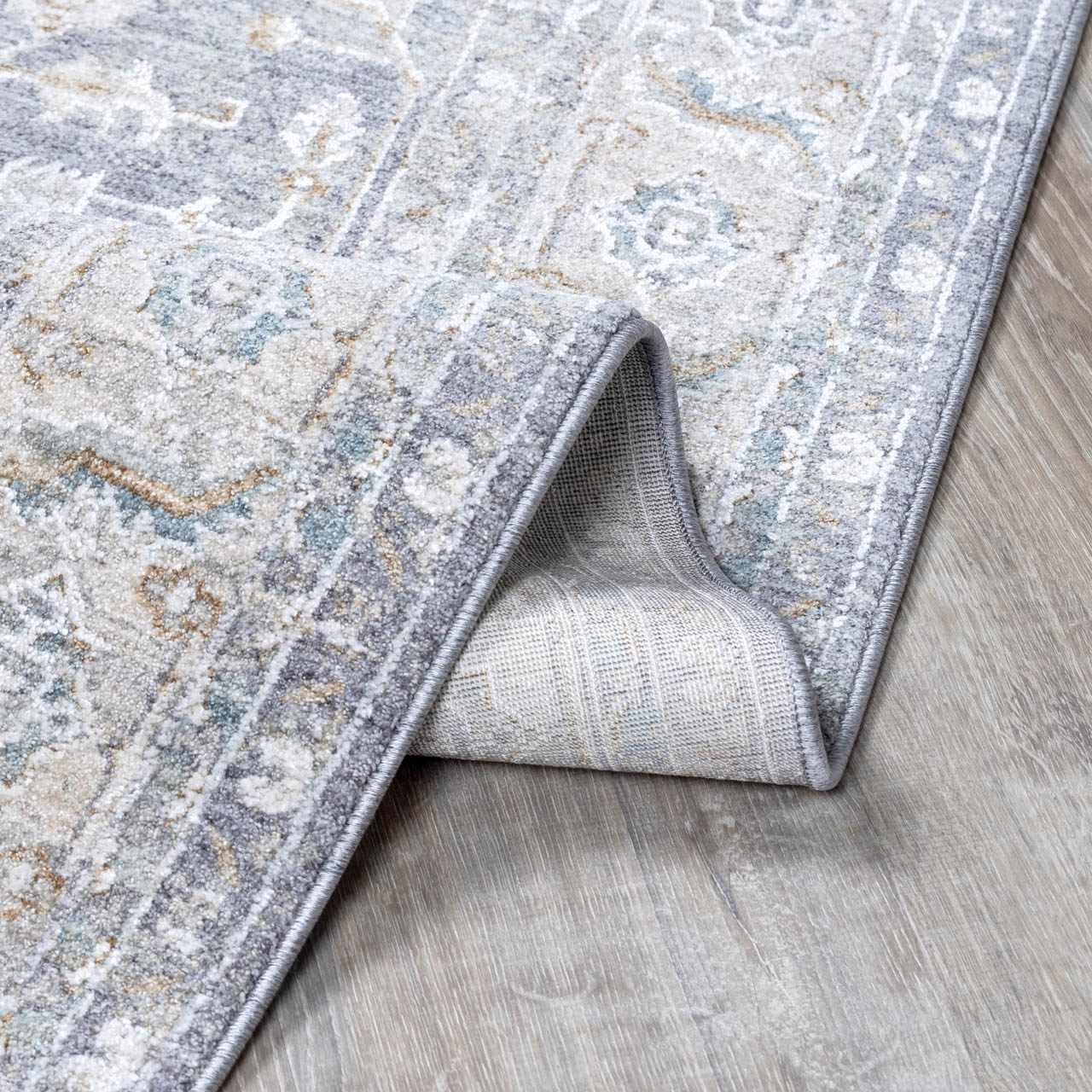 Ulubey Distressed Gray Thick Luxe Area Rug by Boutique Rugs