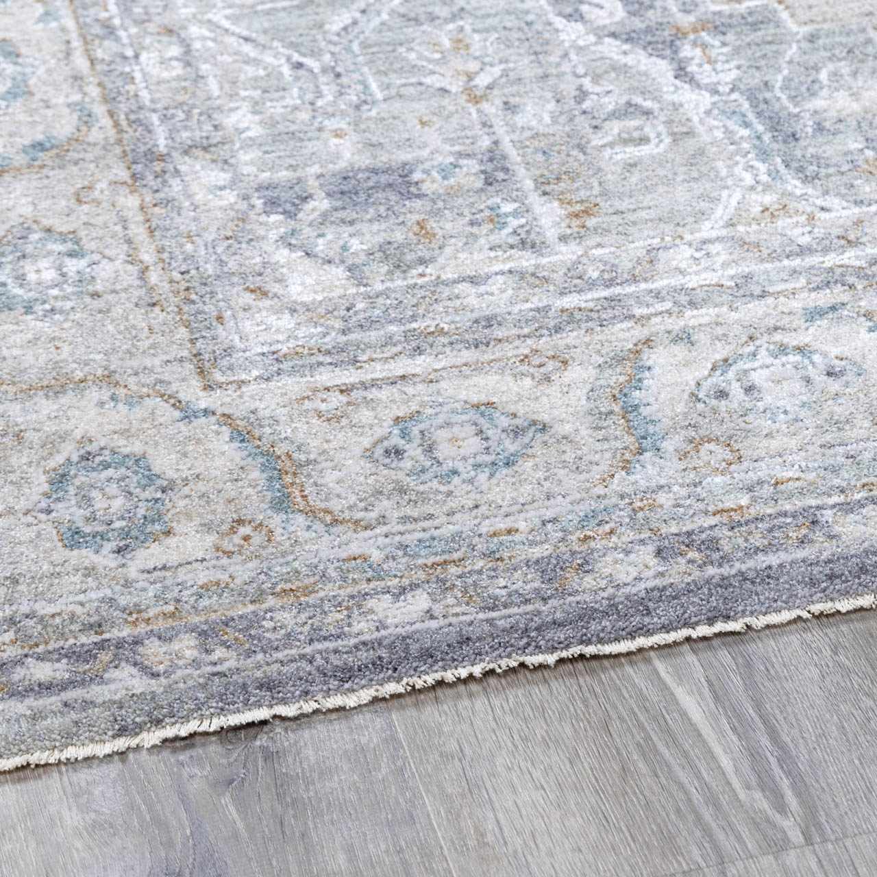 Ulubey Distressed Gray Thick Luxe Area Rug by Boutique Rugs