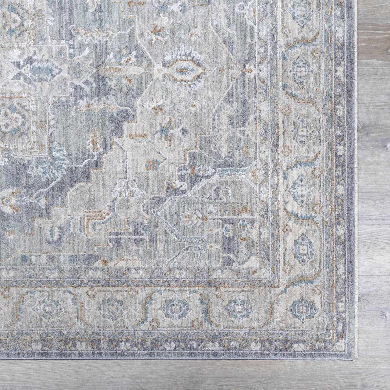Ulubey Distressed Gray Thick Luxe Area Rug by Boutique Rugs