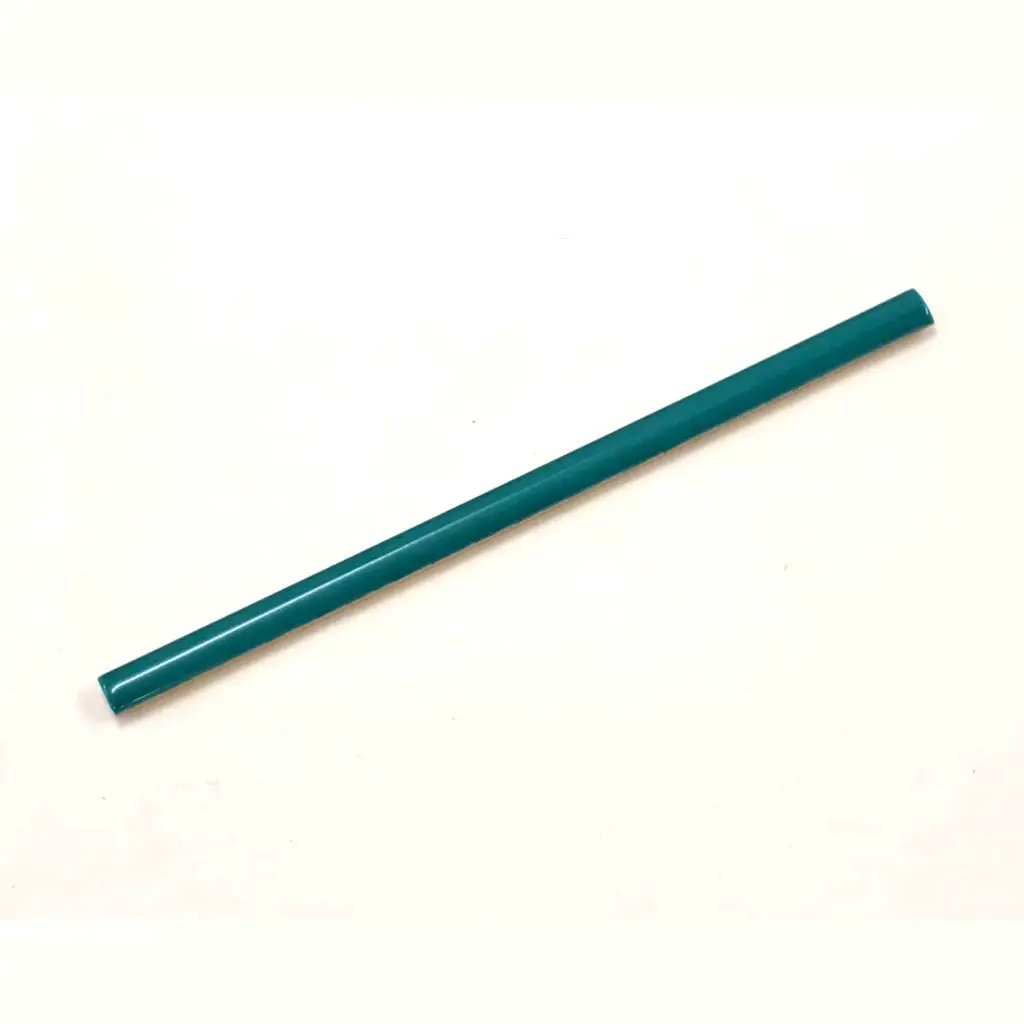 Turquoise Blue 0.6x12 Glossy Porcelain Bullnose Tile Trim (10 pack, 0.5 sq ft/case) by Apollo Tile