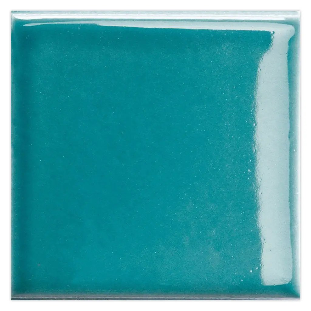 Turquoise Blue 2x2 Glossy Square Porcelain Tile (50 pack, 0.86 sq ft/case) by Apollo Tile