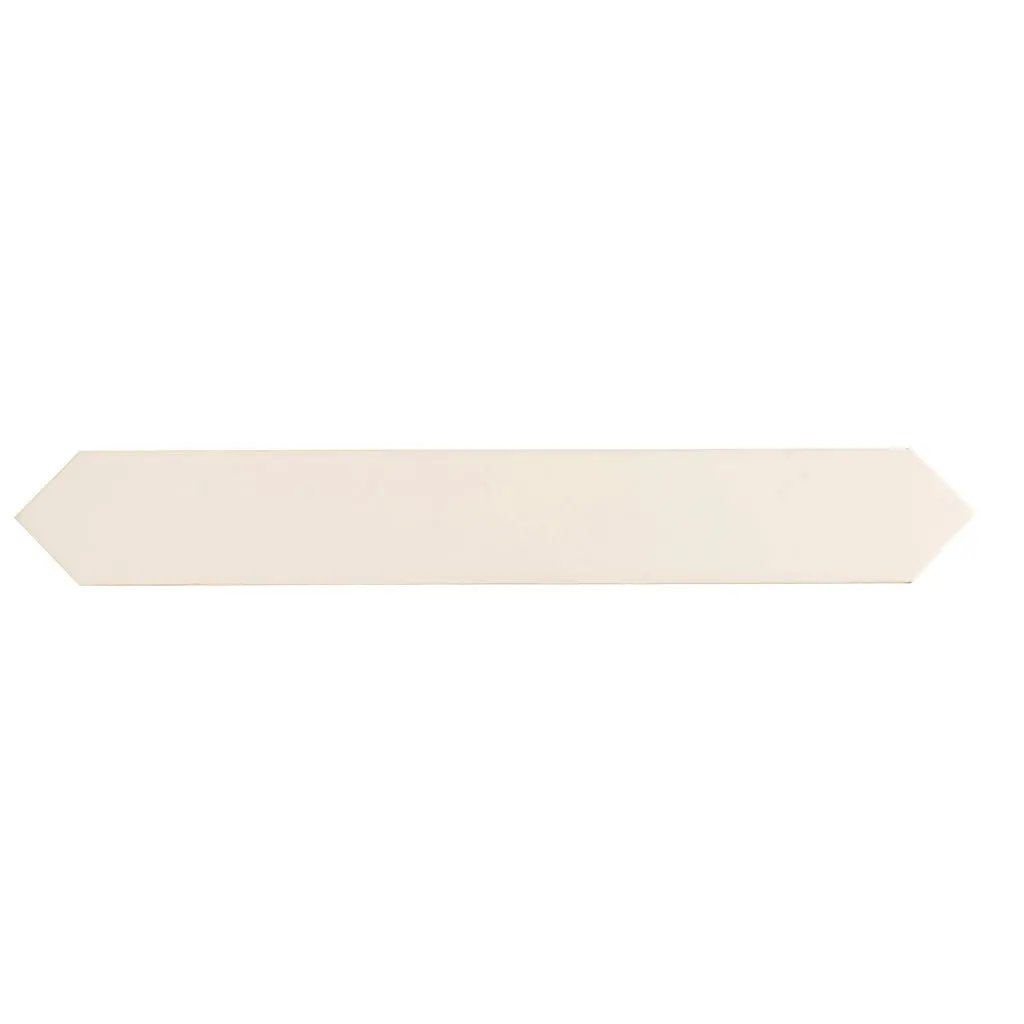 Pearl White 3x19 Glossy Picket Porcelain Tile (20 pack, 7.65 sq ft/case) by Apollo Tile