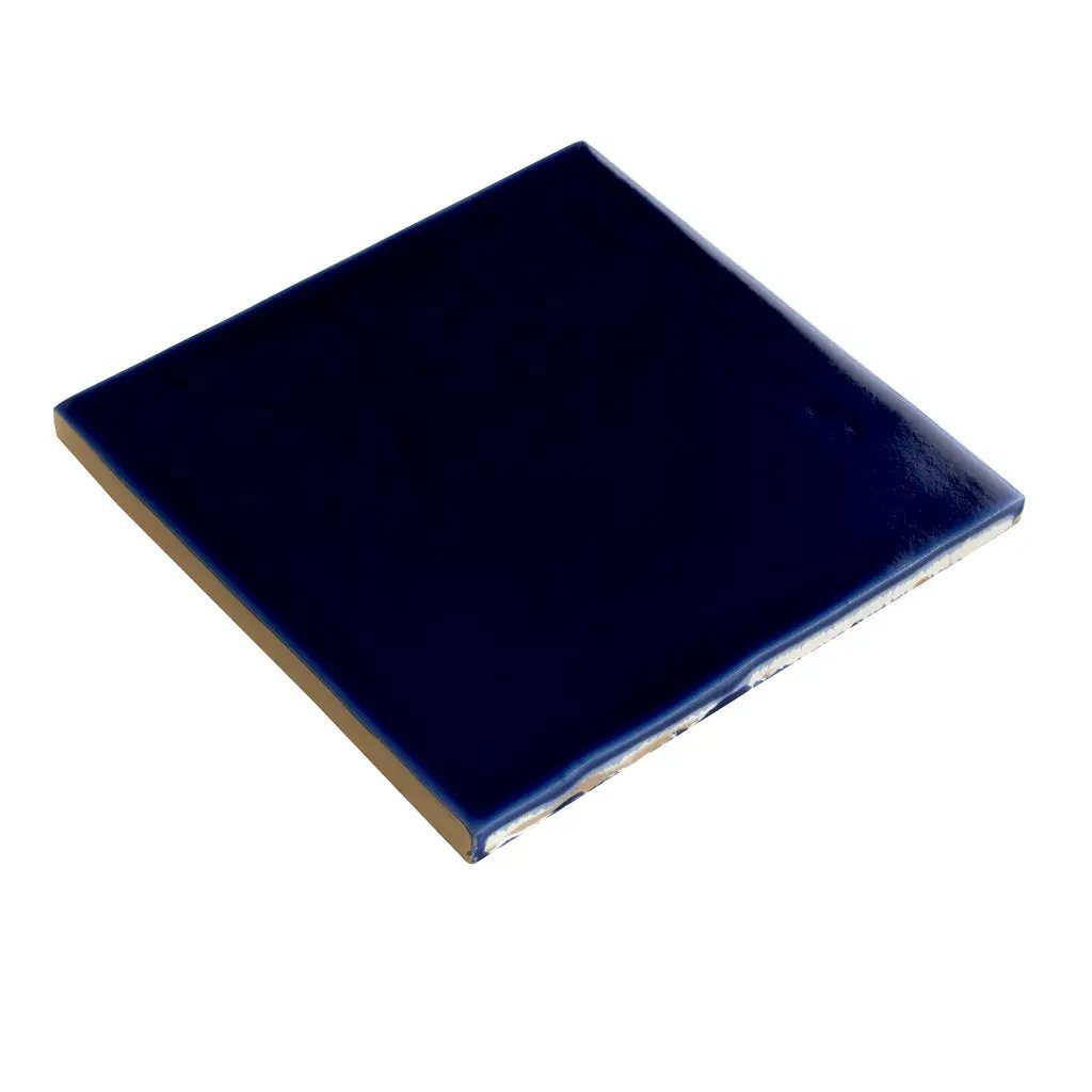 Royal Blue 6x6 Glossy Square Porcelain Tile (19 pack, 4.65 sq ft/case) by Apollo Tile