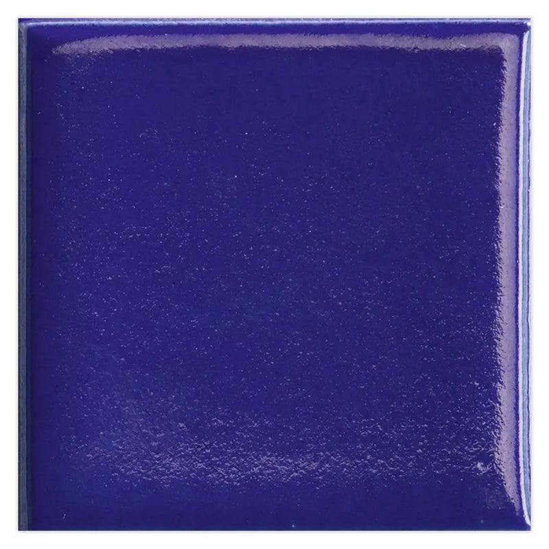 Royal Blue 2x2 Glossy Square Porcelain Tile (50 pack, 0.86 sq ft/case) by Apollo Tile