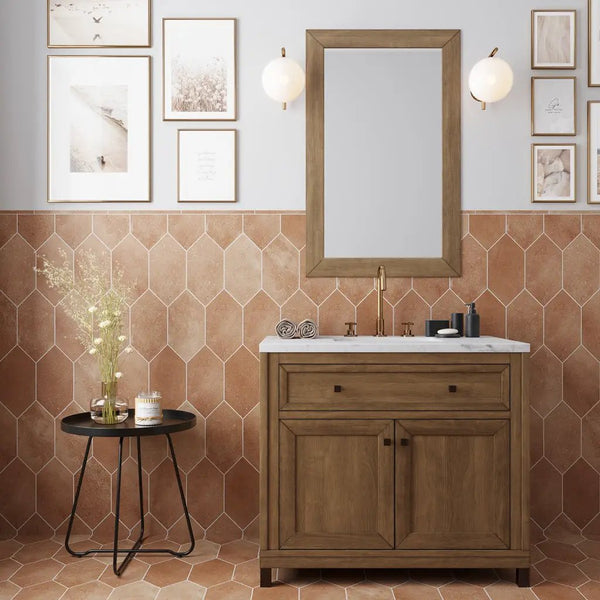 Terracotta 6x12 Matte Octagon Porcelain Tile (20 pack, 7.1 sq ft/case)