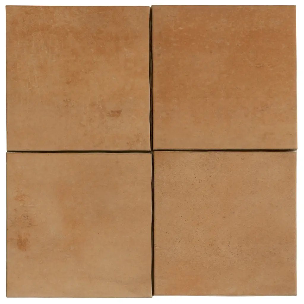 Terracotta 6x6 Matte Square Porcelain Tile (19 pack, 4.66 sq ft/case) by Apollo Tile