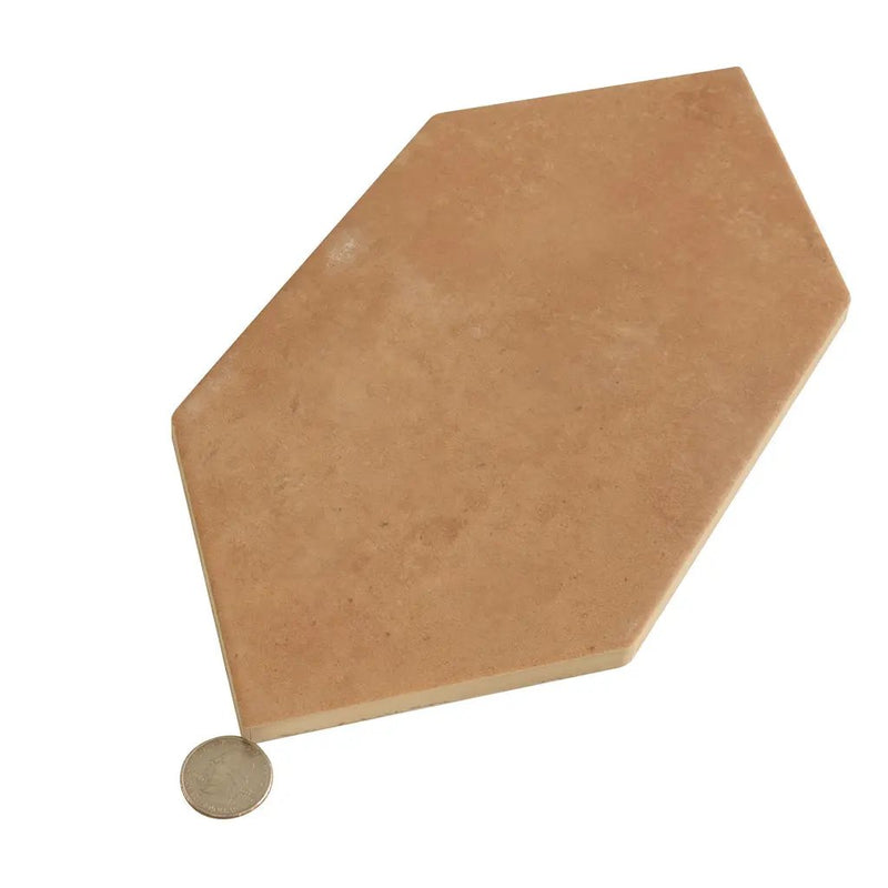 Terracotta 6x12 Matte Octagon Porcelain Tile (20 pack, 7.1 sq ft/case) by Apollo Tile