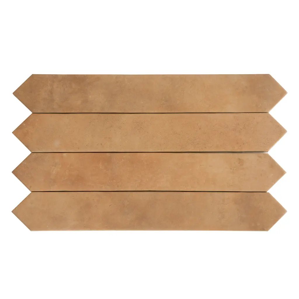 Terracotta 3x19 Matte Picket Porcelain Tile (20 pack, 7.65 sq ft/case) by Apollo Tile