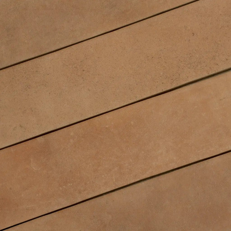 Terracotta 3x19 Matte Picket Porcelain Tile (20 pack, 7.65 sq ft/case) by Apollo Tile