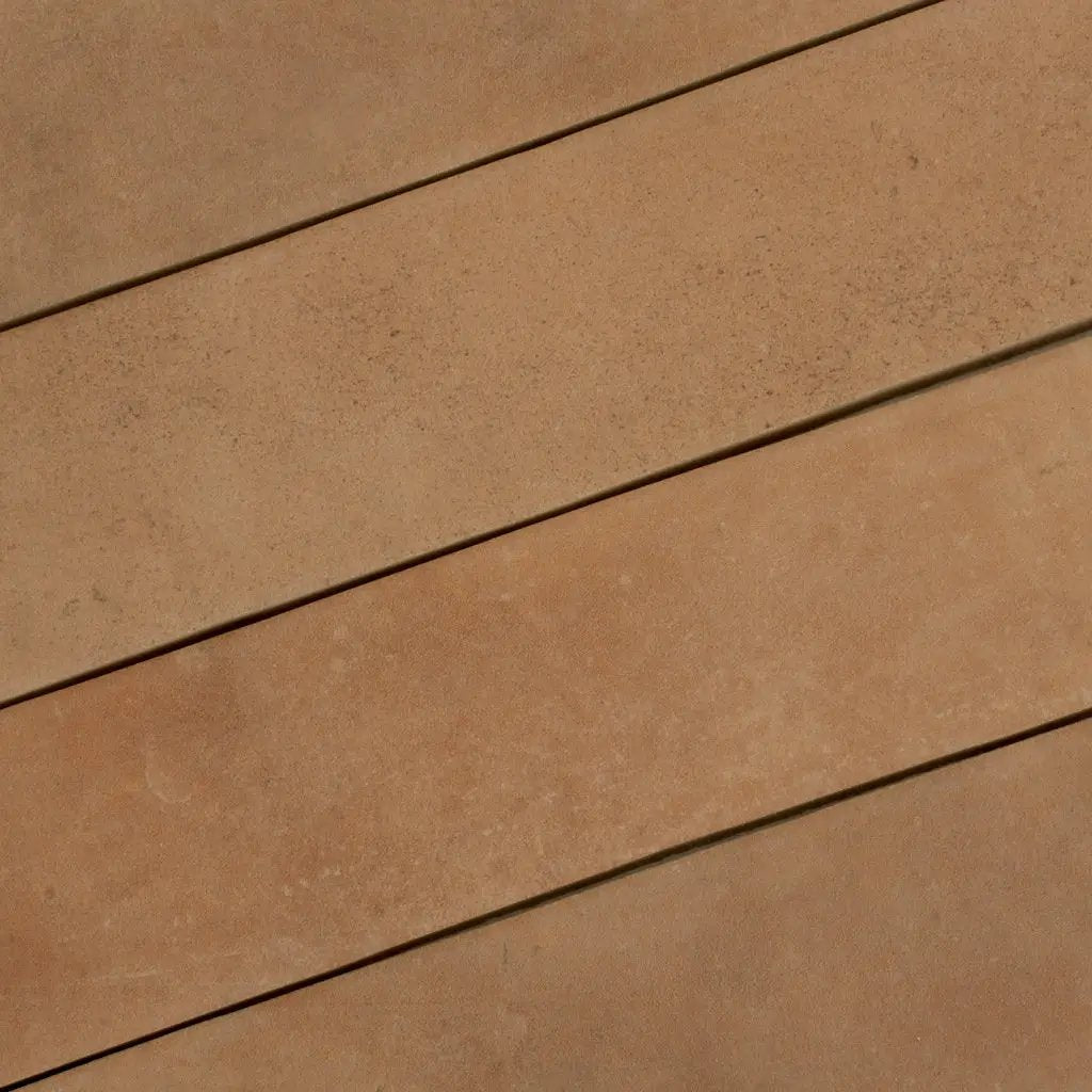 Terracotta 3x19 Matte Picket Porcelain Tile (20 pack, 7.65 sq ft/case) by Apollo Tile