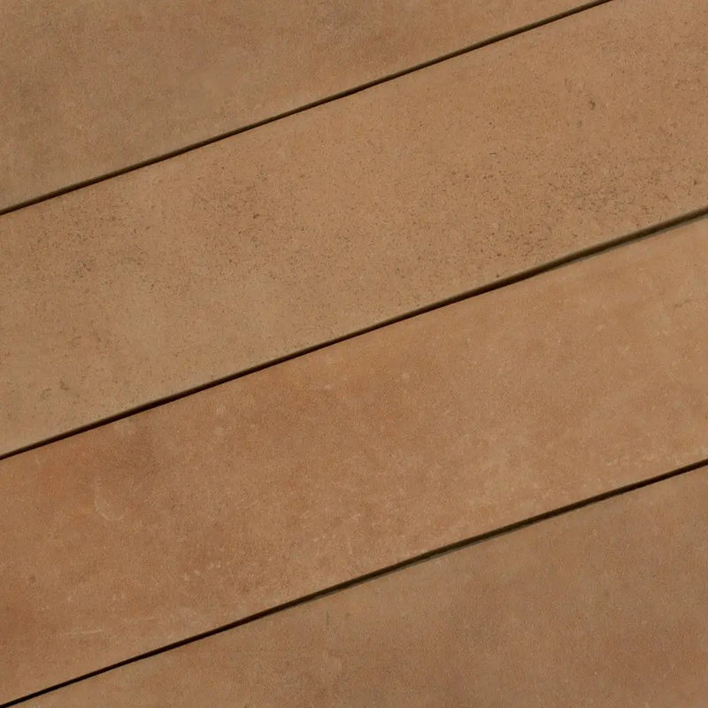 Terracotta 3x19 Matte Picket Porcelain Tile (20 pack, 7.65 sq ft/case) by Apollo Tile