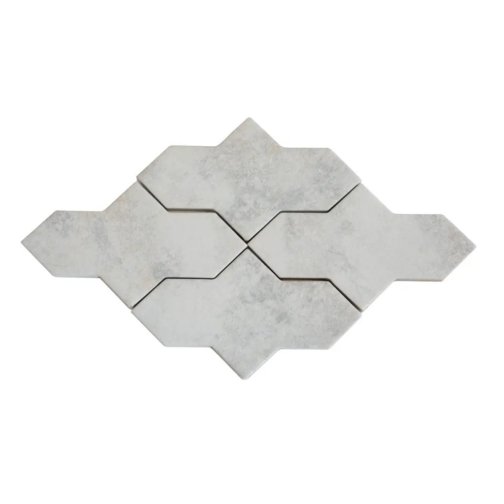 Beige 7x2.5 Matte Star Porcelain Tile (36 pack, 5.33 sq ft/case) by Apollo Tile