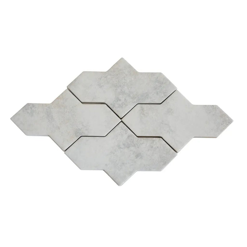 Beige 7x2.5 Matte Star Porcelain Tile (36 pack, 5.33 sq ft/case) by Apollo Tile