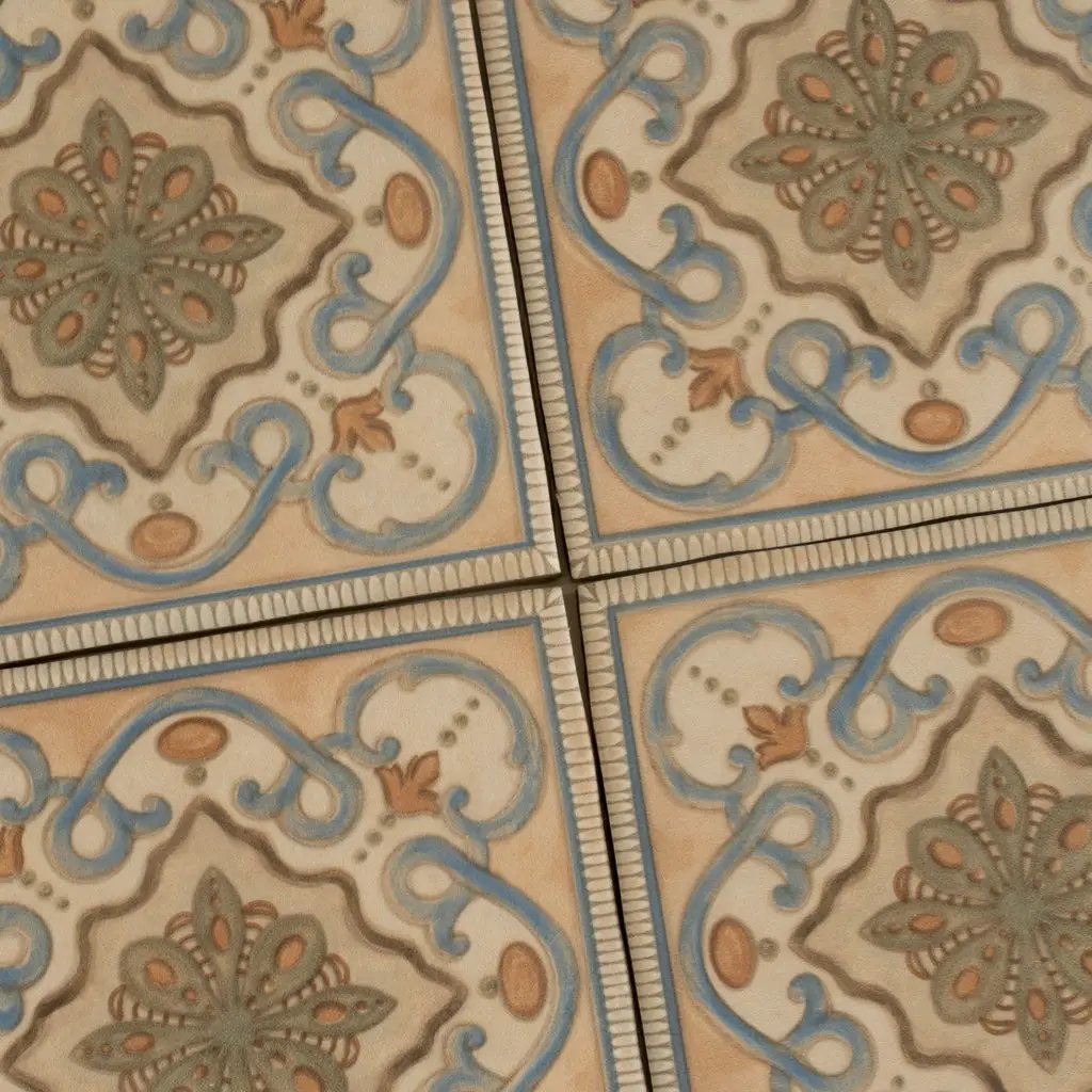 Taupe-blue Terracotta 6x6 Matte Square Porcelain Tile (19 pack, 4.65 sq ft/case) by Apollo Tile