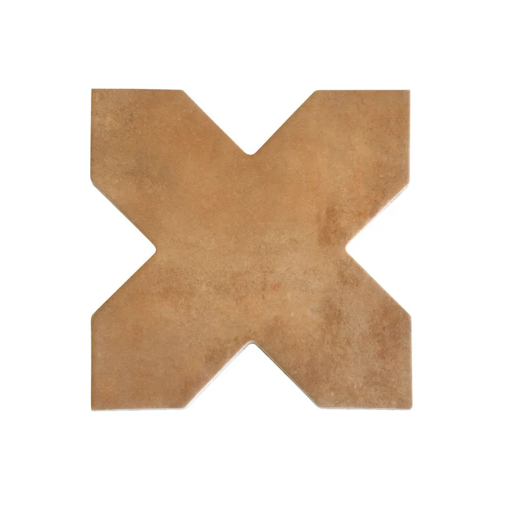 Terracotta 7x7 Matte Cross Porcelain Tile (16 pack, 5.6 sq ft/case) by Apollo Tile