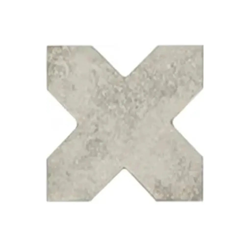 Soft Beige 6x6 Matte Cross Porcelain Tile (24 pack, 6.35 sq ft/case) by Apollo Tile